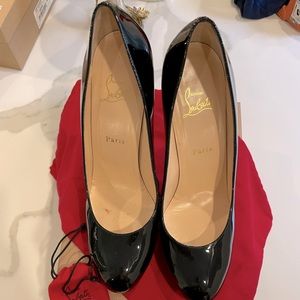 New Simple PUMP 120 M black Christian Louboutin patent